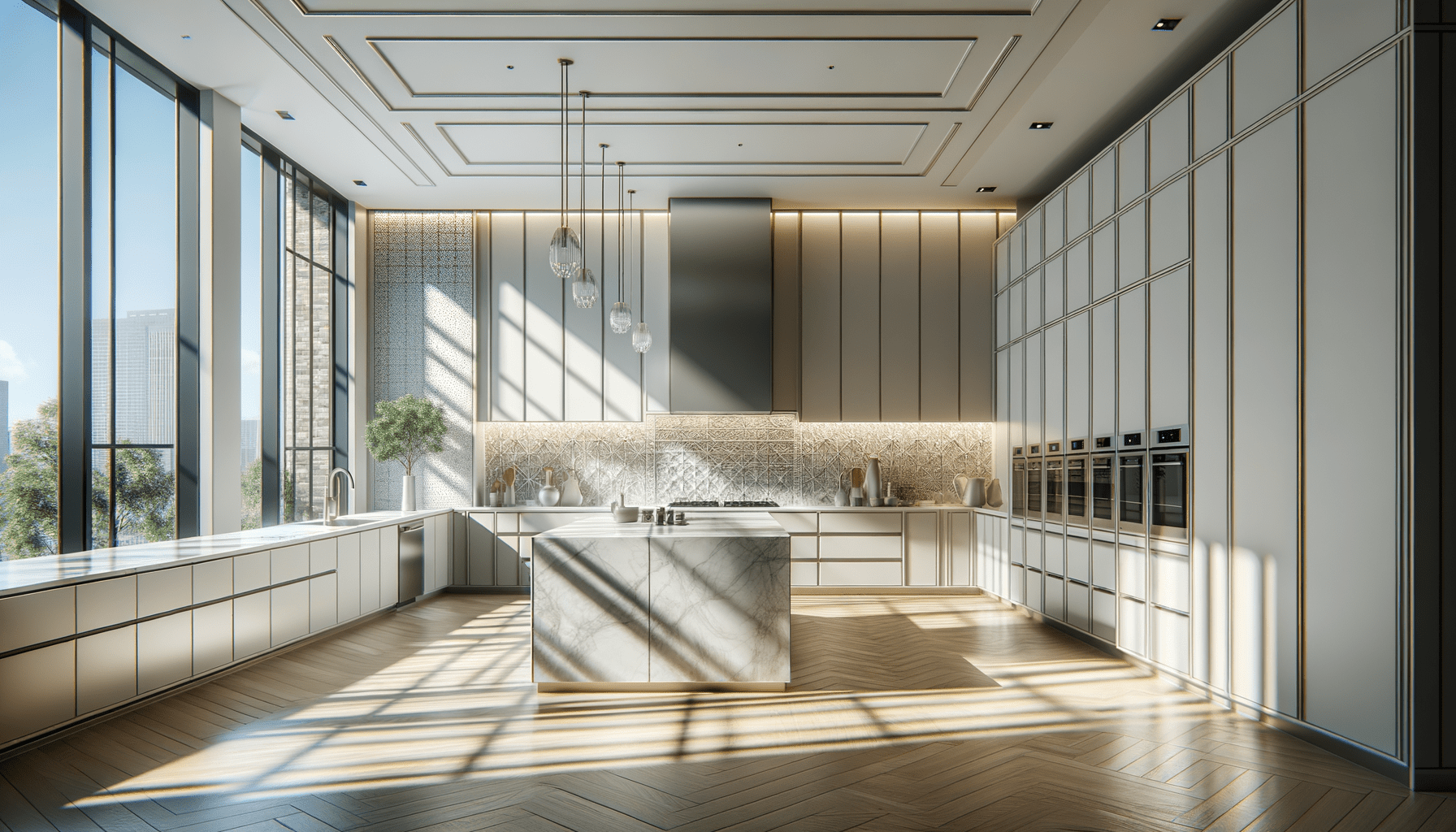 Zicana Boutique Quartz Backsplashes for Luxury Design Solutions