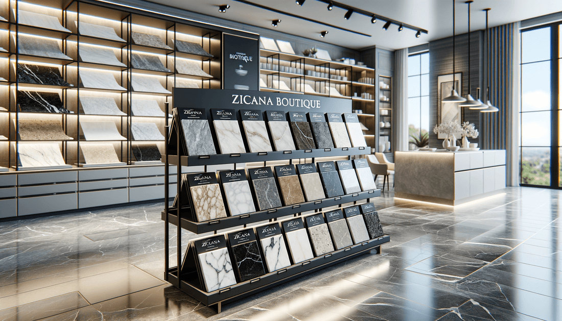 Zicana Boutique sample kits for countertops simplify smart selection - Zicana Boutique
