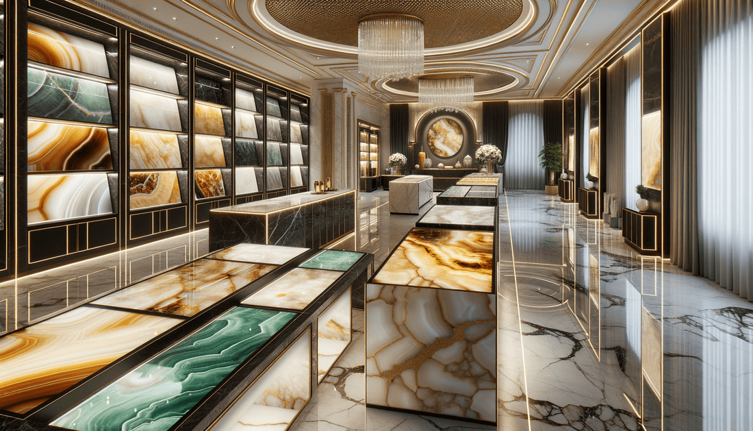 Zicana Boutique showcases largest collection of onyx countertops - Zicana Boutique