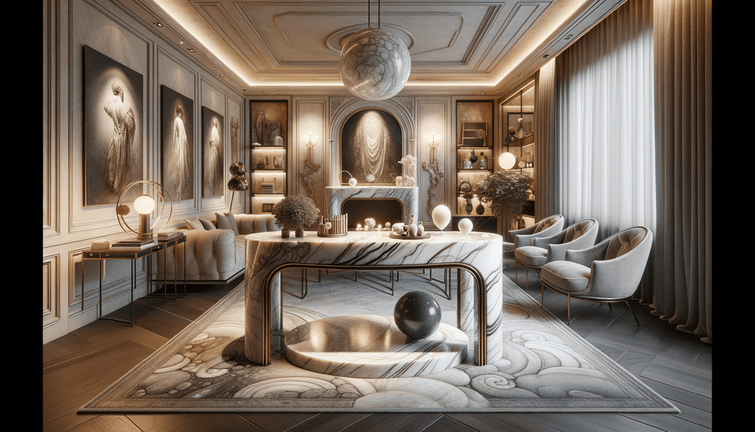 Zicana Boutique: Stone Console Tables for Elegant Spaces - Zicana Boutique
