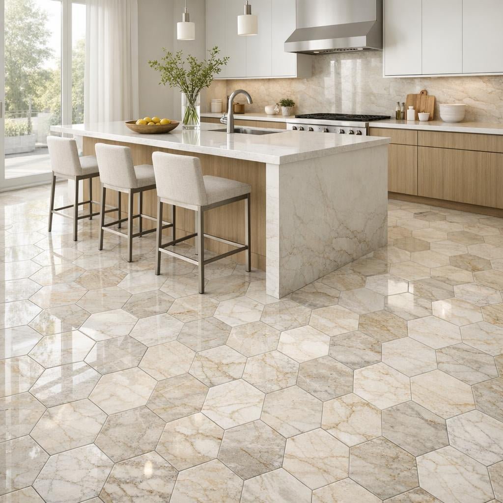 Zicana's Diano Royale Marble: Elegance in Every Hexagon - Zicana Boutique