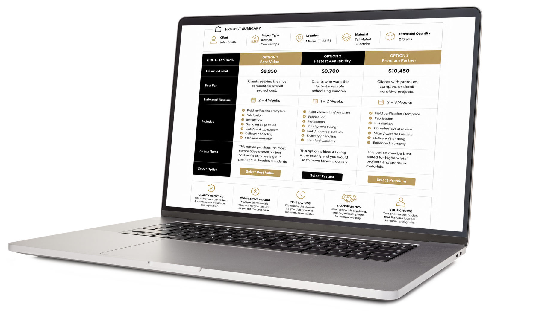 COMPARE LOCAL INSTALLER QUOTES