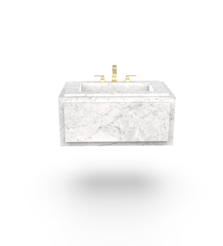 La Noa 36 Marble Floating Sink