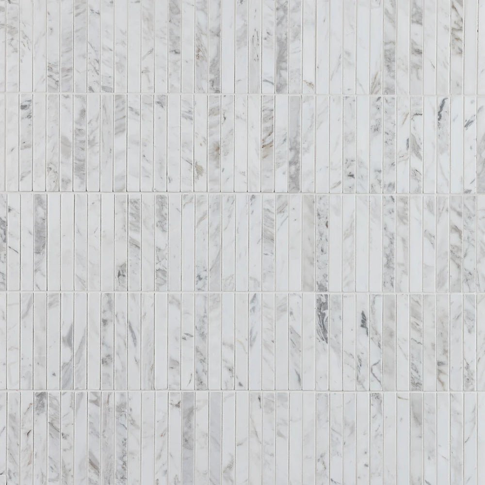 Abbey Road Arabescato D'oro Marble Mosaic Artistic Tile - Zicana Boutique - 1