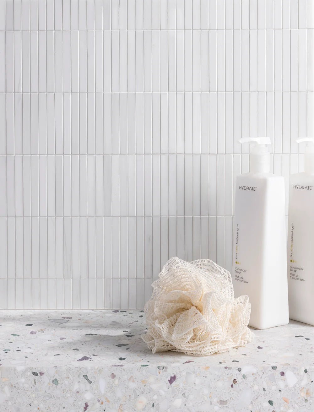 Abbey Road Bianco Dolomiti Dolomite Mosaic Zicana Boutique - Zicana Boutique - 2