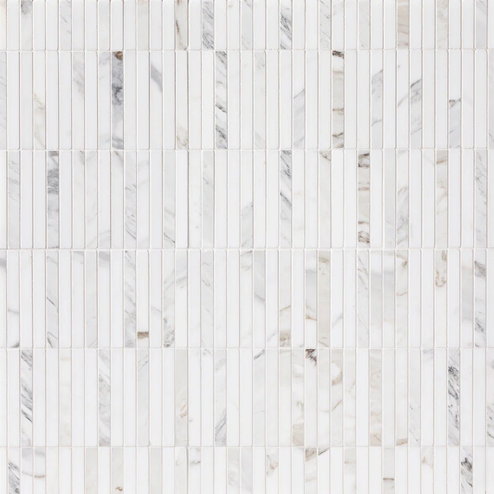 Abbey Road Calacatta Gold Marble Mosaic Artistic Tile - Zicana Boutique - 1