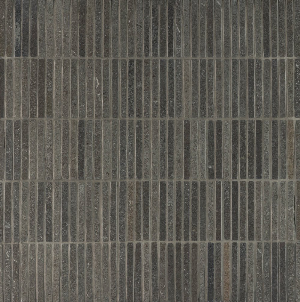 Abbey Road Sea Grey Limestone Mosaic Artistic Tile - Zicana Boutique - 1