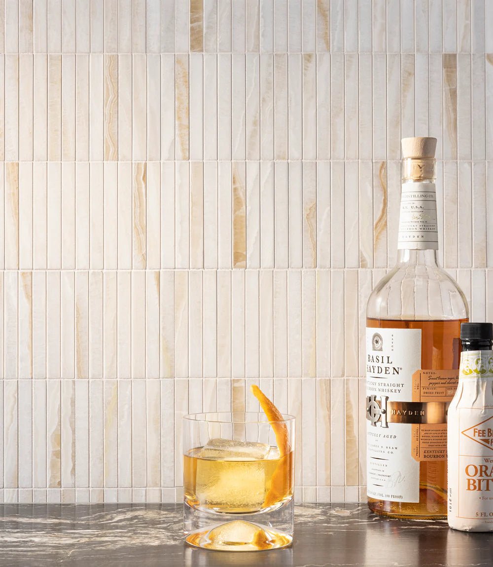 Abbey Road Vanilla Onyx Mosaic Artistic Tile - Zicana Boutique - 3