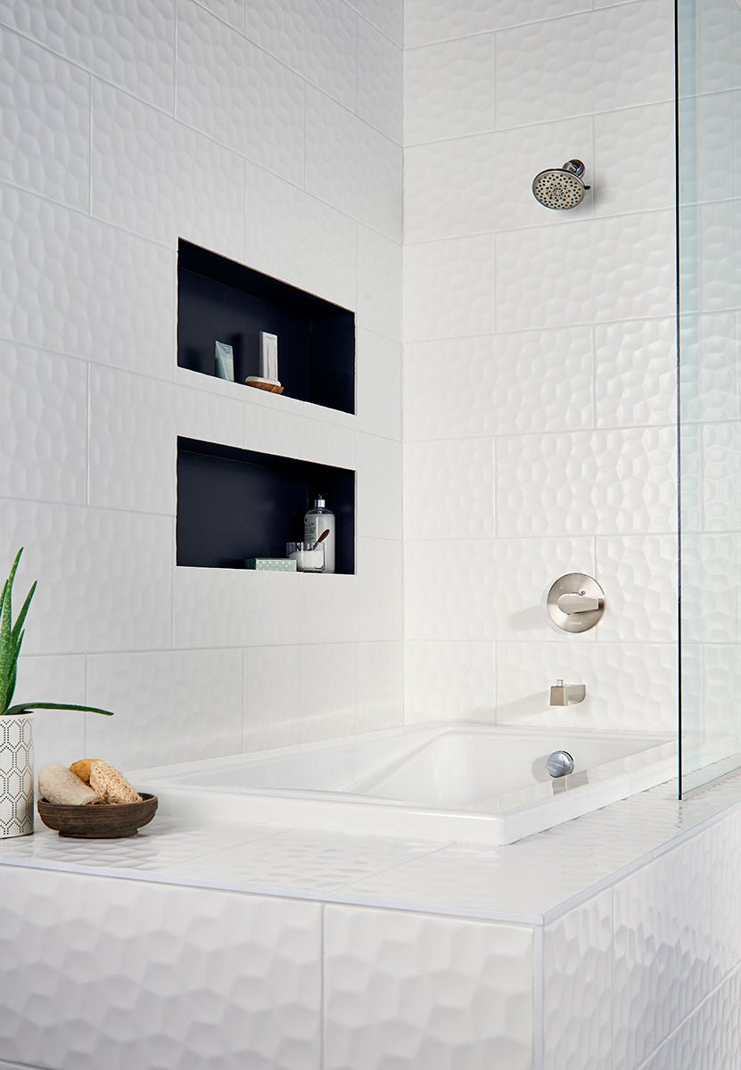 Adella Viso White Ceramic MSI Field Tiles 12" X 24" MSI - Zicana Boutique - 2