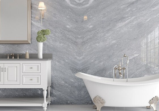 Afyon Grey Marble Field Tile 10 1/2'' Hexagon Zicana Boutique - Zicana Boutique - 2