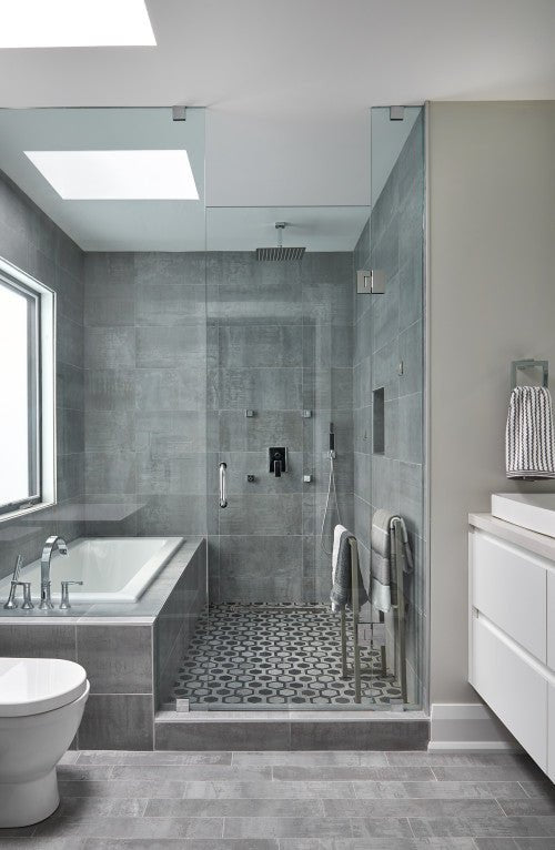 Afyon Grey Marble Field Tile 6''x 12' Zicana Boutique - Zicana Boutique - 2