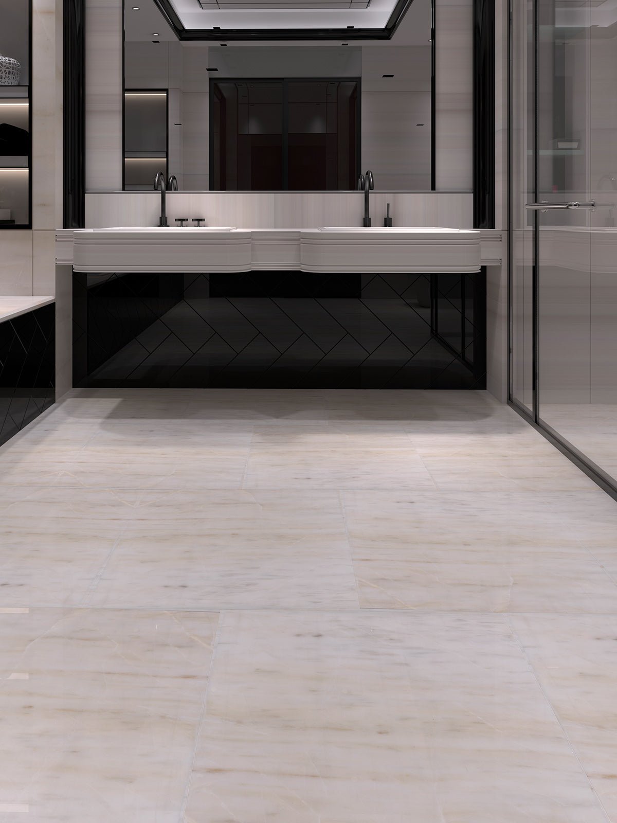 Afyon Sugar Marble Field Tile 10 1/2'' Hexagon Zicana Boutique - Zicana Boutique - 4