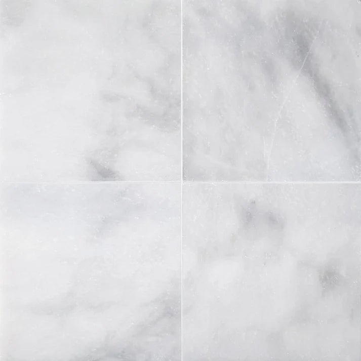 Afyon White Polished Marble Field Tile 12''x12'' Zicana Boutique - Zicana Boutique - 1