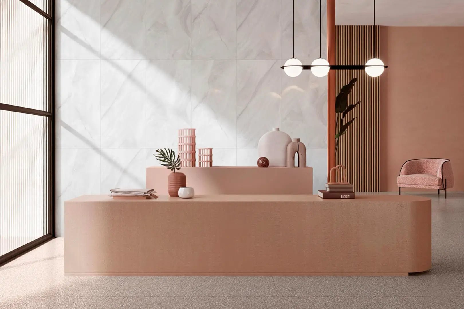 Agate White Raphael 48" x 96" Field Tile Raphael Porcelain - Zicana Boutique - 3