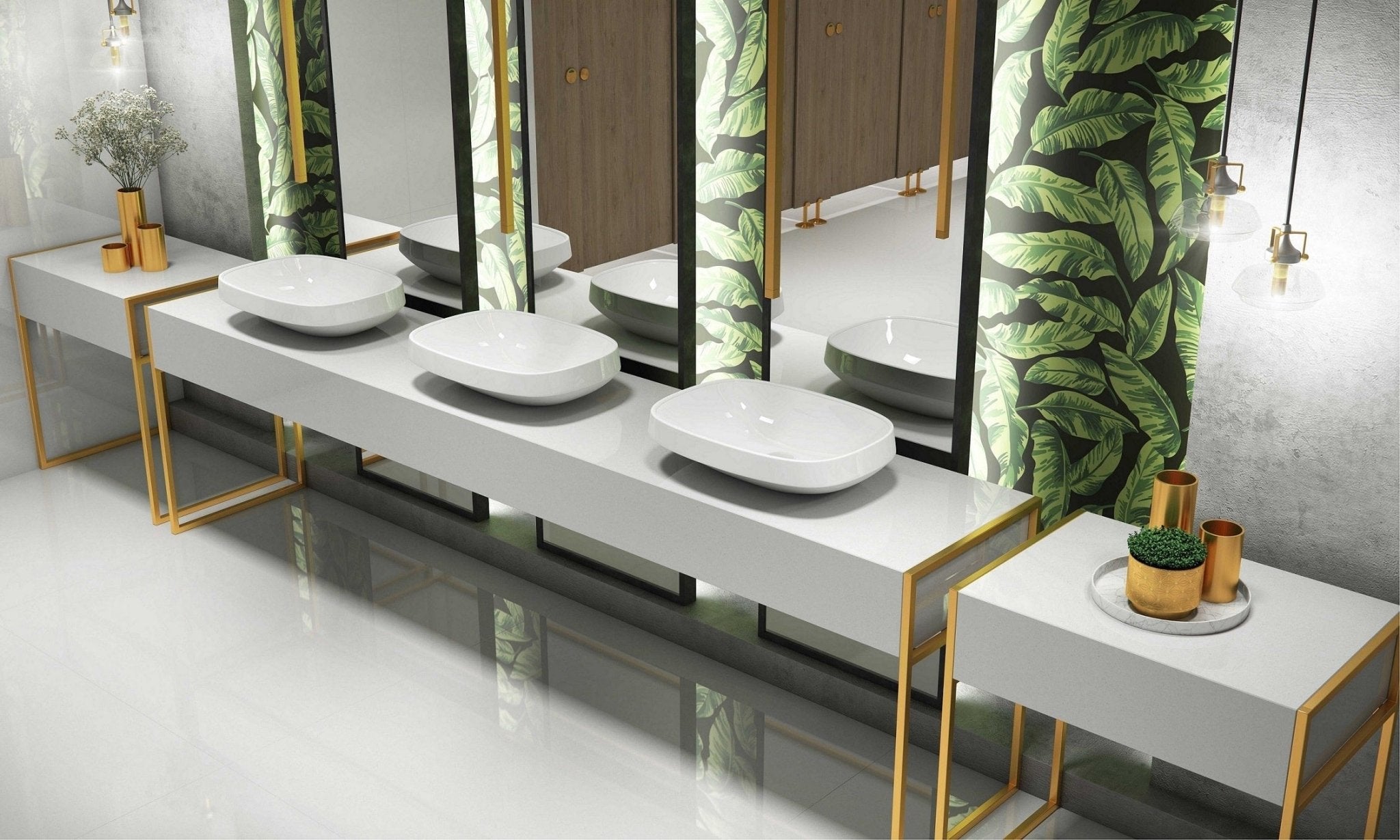 Alaskan Pure White Reliance Quartz Reliance Quartz Collection - Zicana Boutique - 3