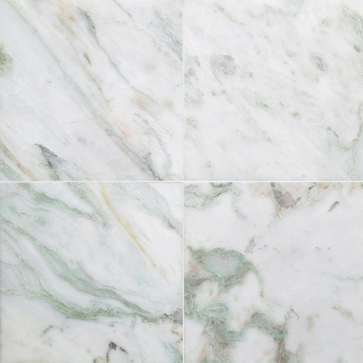Alba Chiarro Polished Marble Field Tile 12''x12''x3/8'' Zicana Boutique - Zicana Boutique - 1