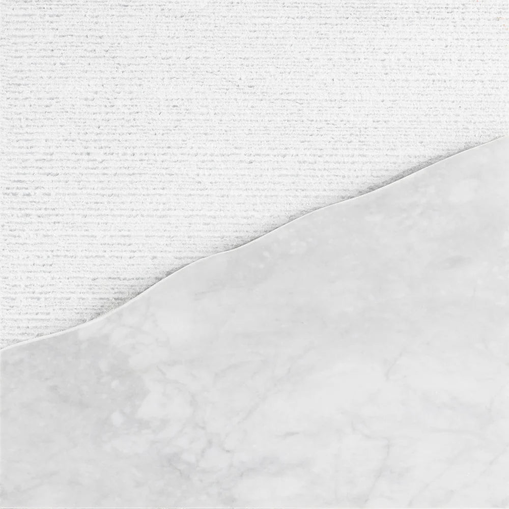 Ali Budd Kata Bardiglio Marble Dimensional Tile Artistic Tile - Zicana Boutique - 4