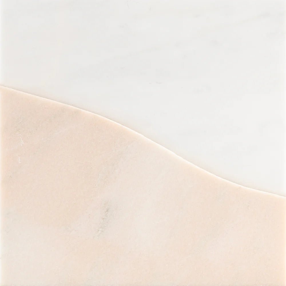 Ali Budd Kata Rosa Marble Dimensional Tile Artistic Tile - Zicana Boutique - 6