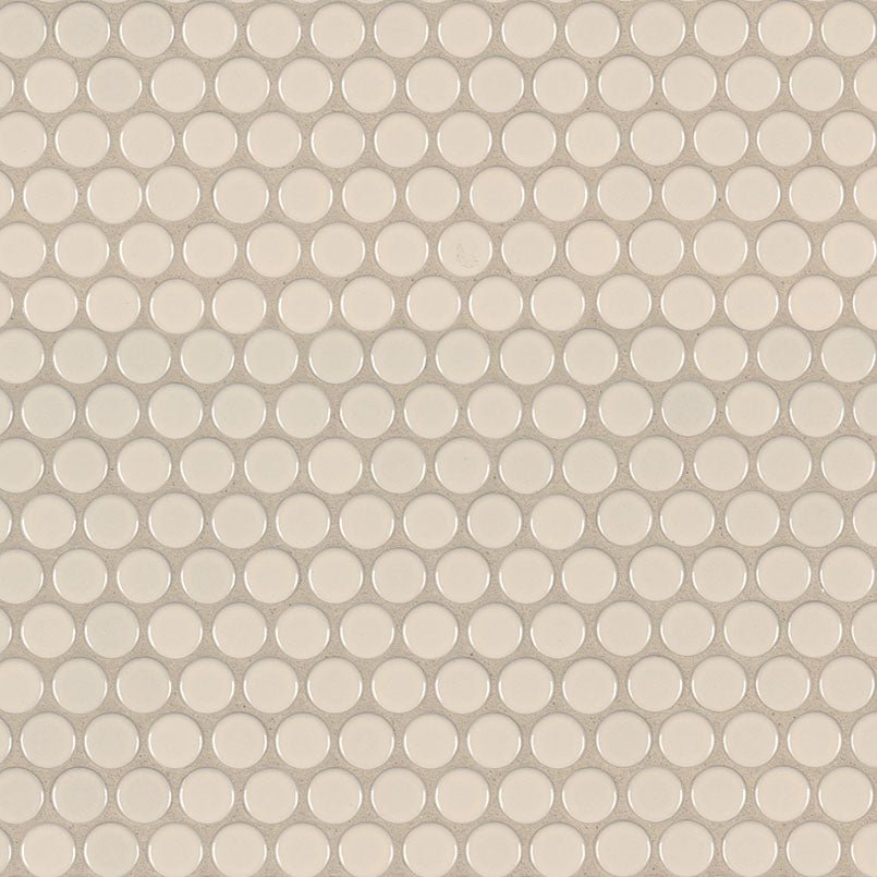 Almond Porcelain MSI Field Tiles 11" X 12" Penny Round MSI - Zicana Boutique - 1