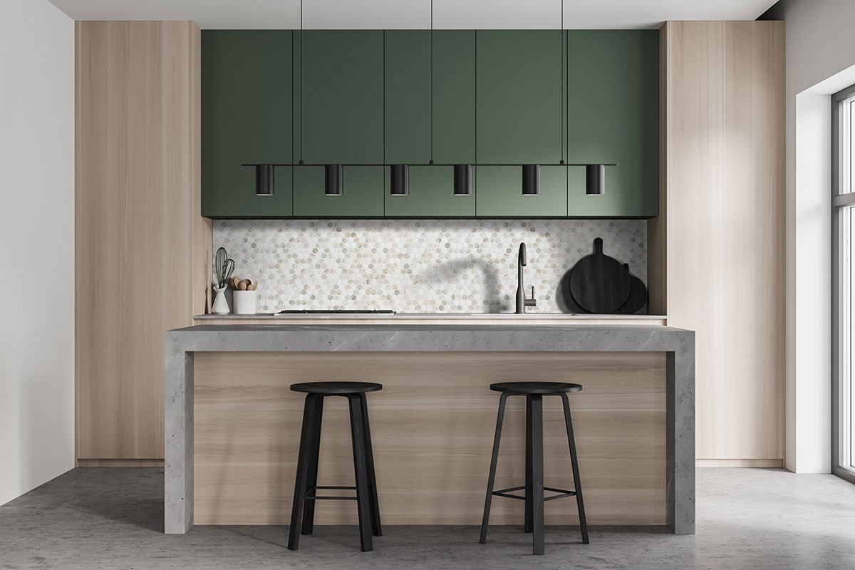 Angora Tibi Marble MSI Mosaic Tiles 12" X 12" Hexagon Pattern MSI - Zicana Boutique - 6