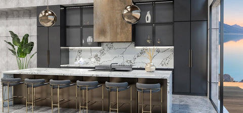 Arabascato Oro Variant Quartz Variant- Zicana Boutique -4