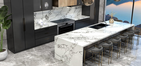 Arabascato Oro Variant Quartz Variant- Zicana Boutique -2