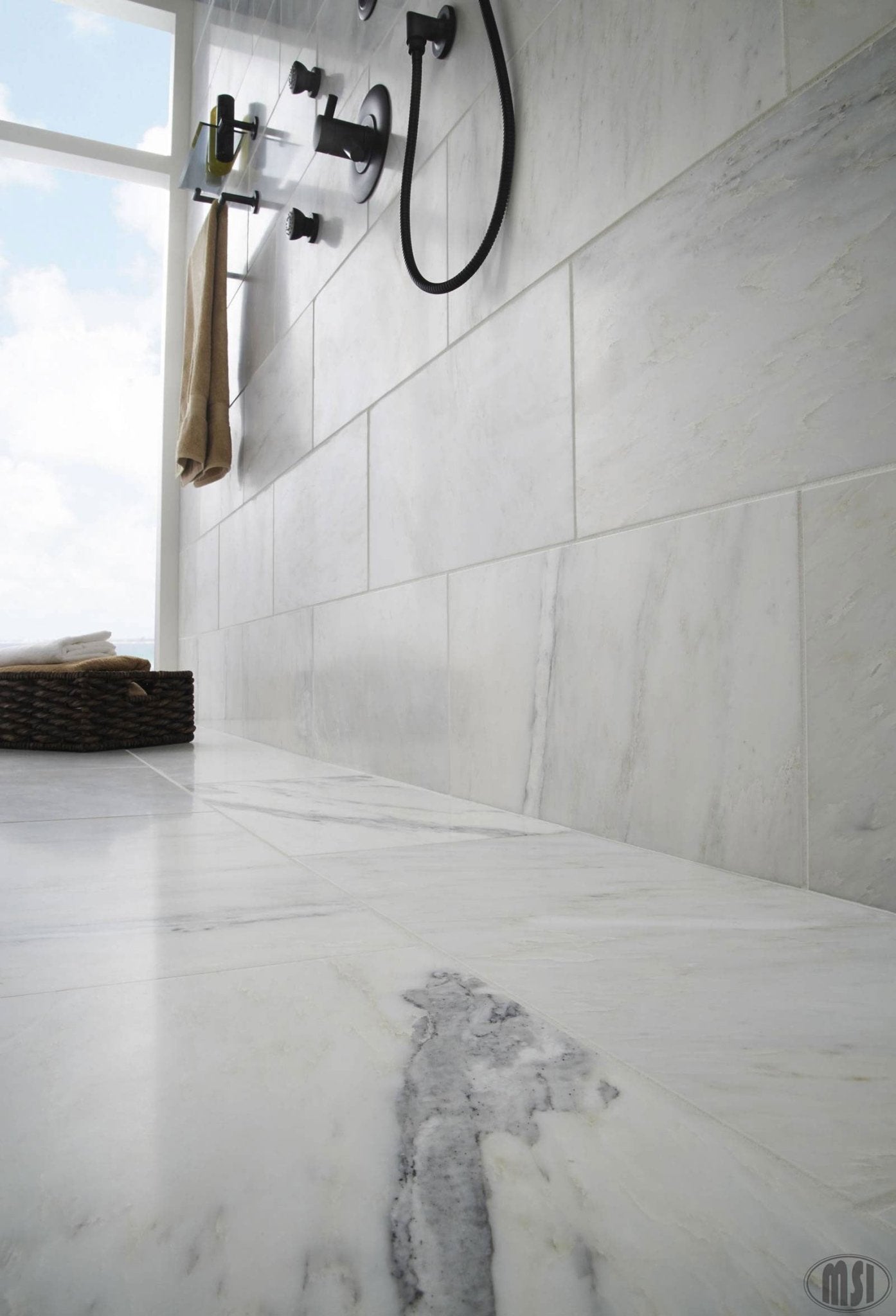 Arabescato Carrara Marble MSI Field Tiles 12" X 24" MSI - Zicana Boutique - 2