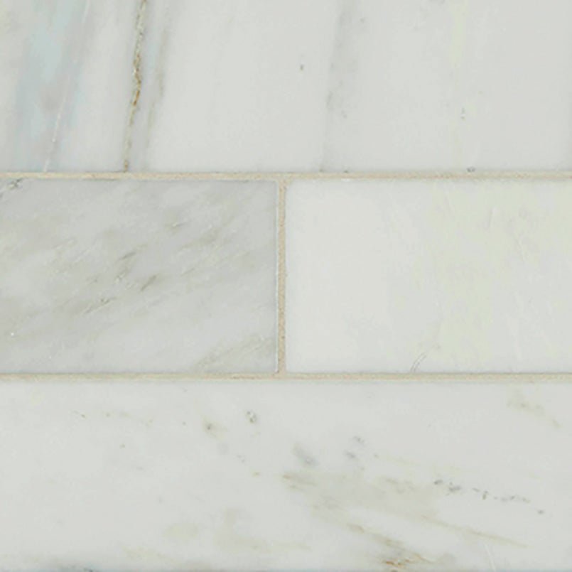 Arabescato Carrara Marble MSI Field Tiles 4" X 12" MSI - Zicana Boutique - 1