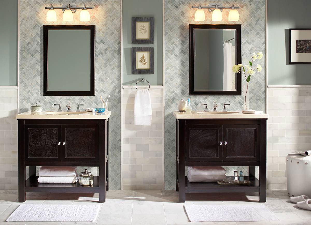 Arabescato Carrara Marble MSI Mosaic Tiles 12" X 13" Herringbone Pattern MSI - Zicana Boutique - 6