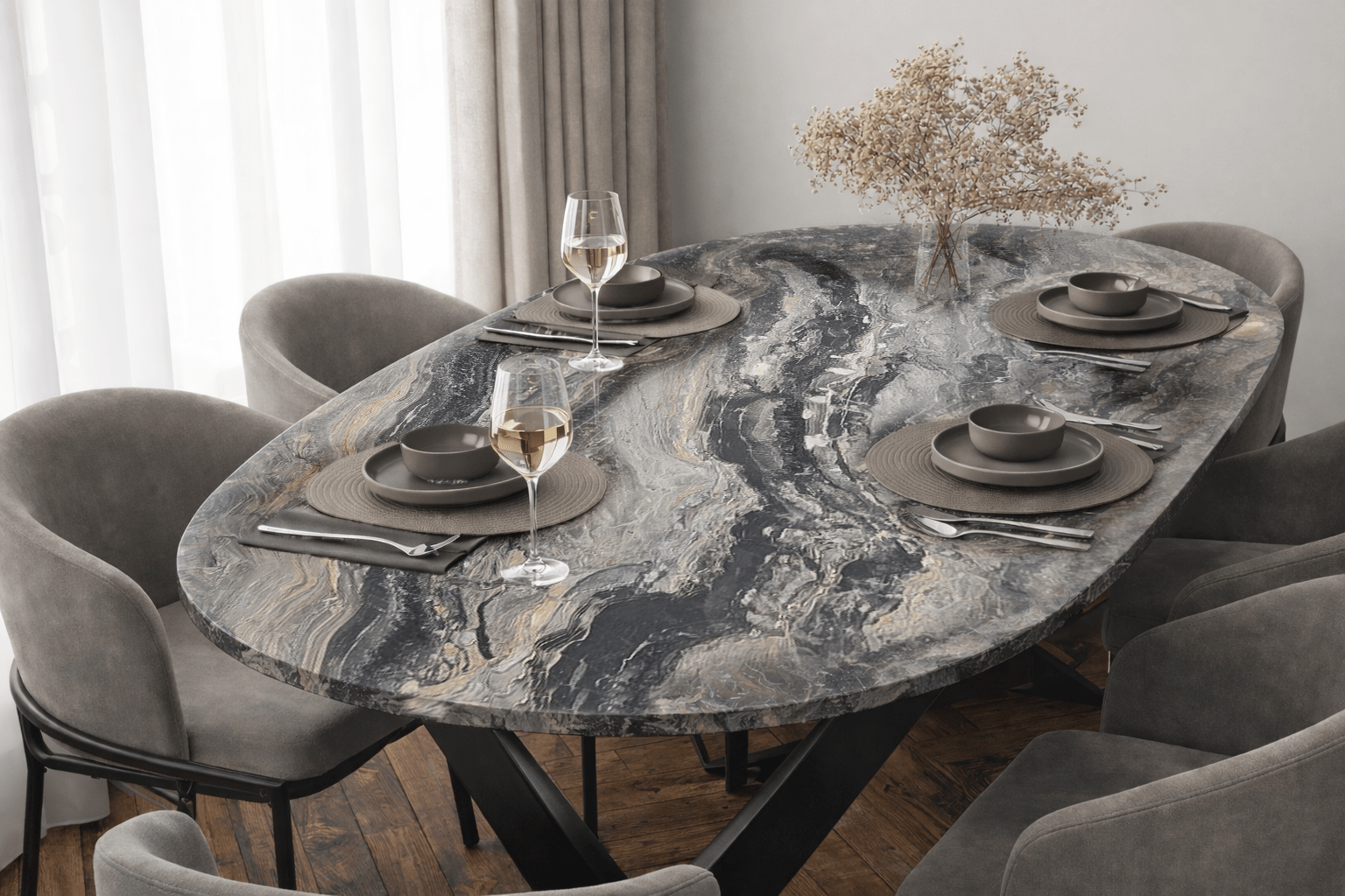 Arabescato Orobico Marble Zicana Boutique - Zicana Boutique - 3