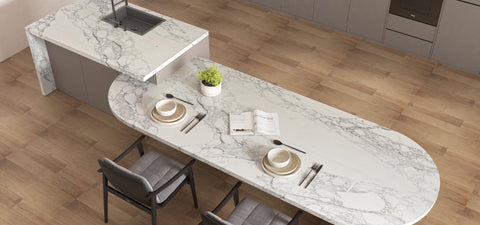 Arabescato Variant Quartz Variant- Zicana Boutique -2