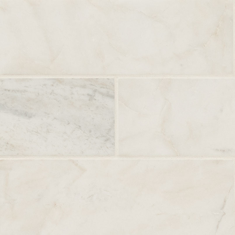 Arabescato Venato Marble MSI Field Tiles 4" X 12" MSI - Zicana Boutique - 1