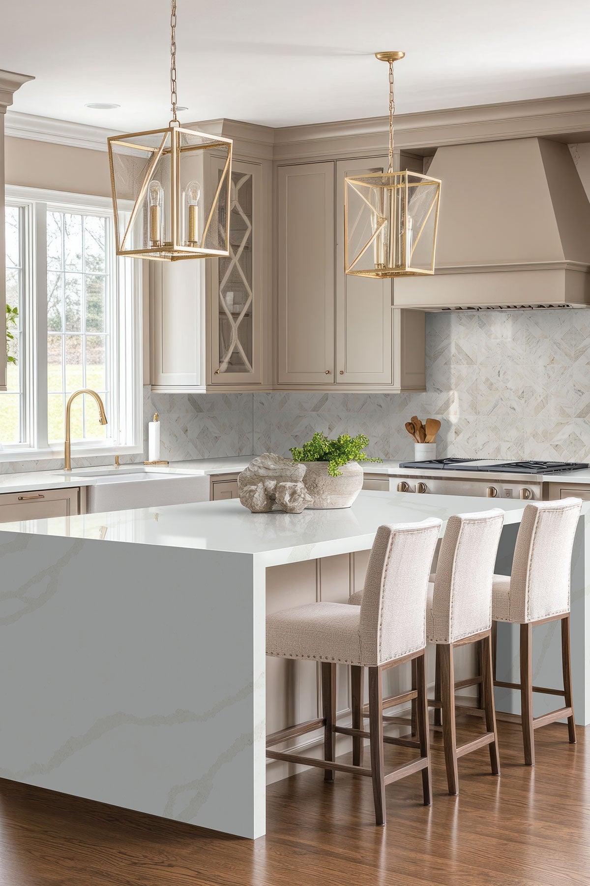 Arabescato Venato Marble MSI Mosaic Tiles 12" X 12" Argyle Pattern MSI - Zicana Boutique - 8