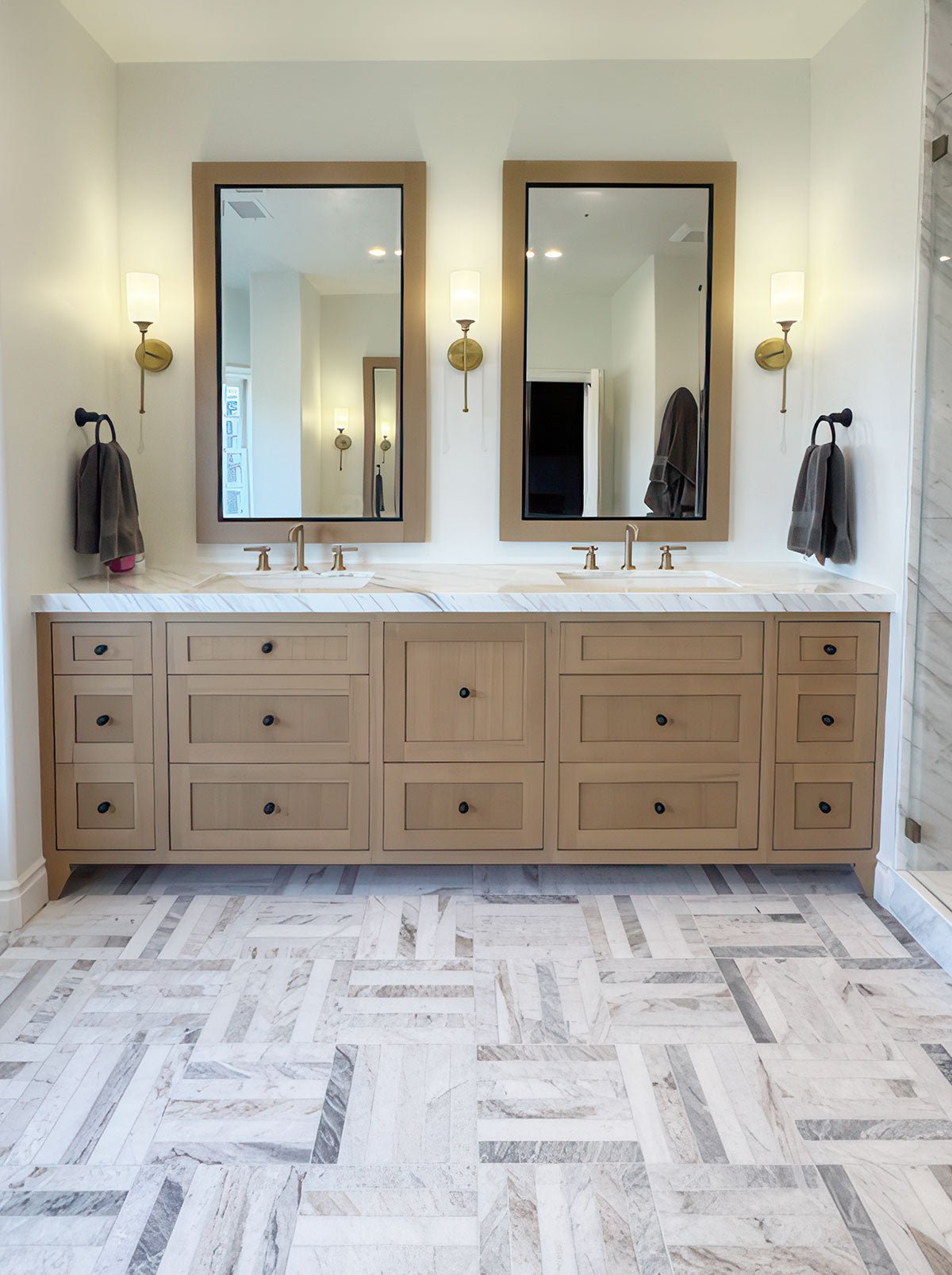 Arabescato Venato Marble MSI Mosaic Tiles 12" X 12" Stack Pattern MSI - Zicana Boutique - 6