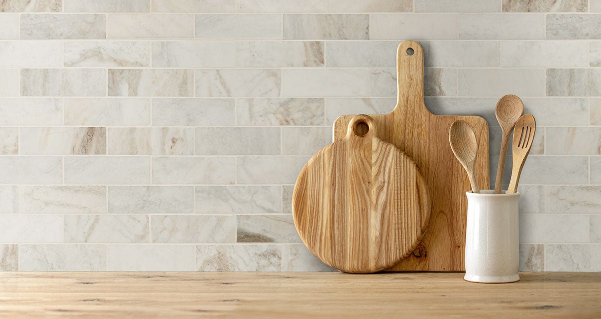 Arabescato Venato Marble MSI Mosaic Tiles 12" X 12" Subway Pattern MSI - Zicana Boutique - 5