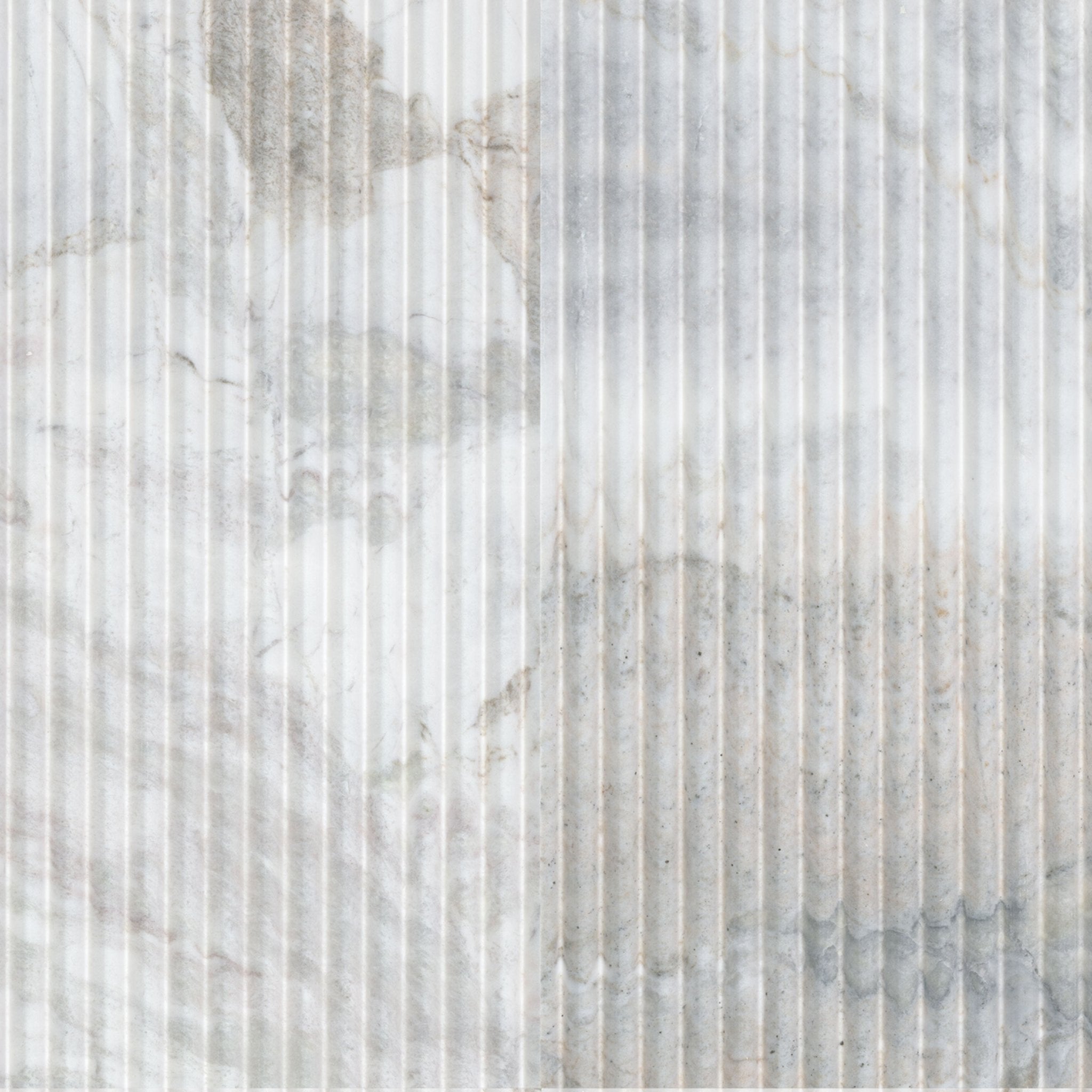 Arabescato Venato Valentino Fluto Marble MSI Field Tiles 12" X 24" Fluted Pattern MSI - Zicana Boutique - 4