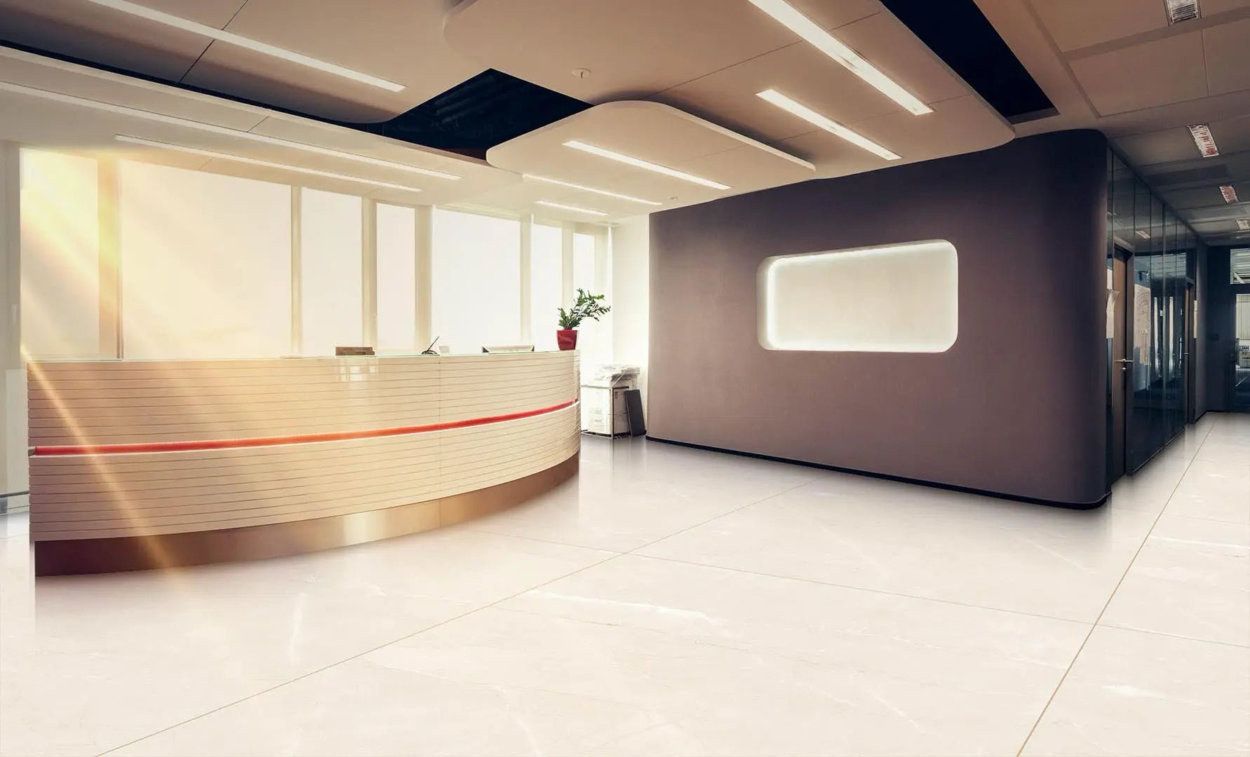 Armani Cream Raphael 48" x 96" Field Tile Raphael Porcelain - Zicana Boutique - 2