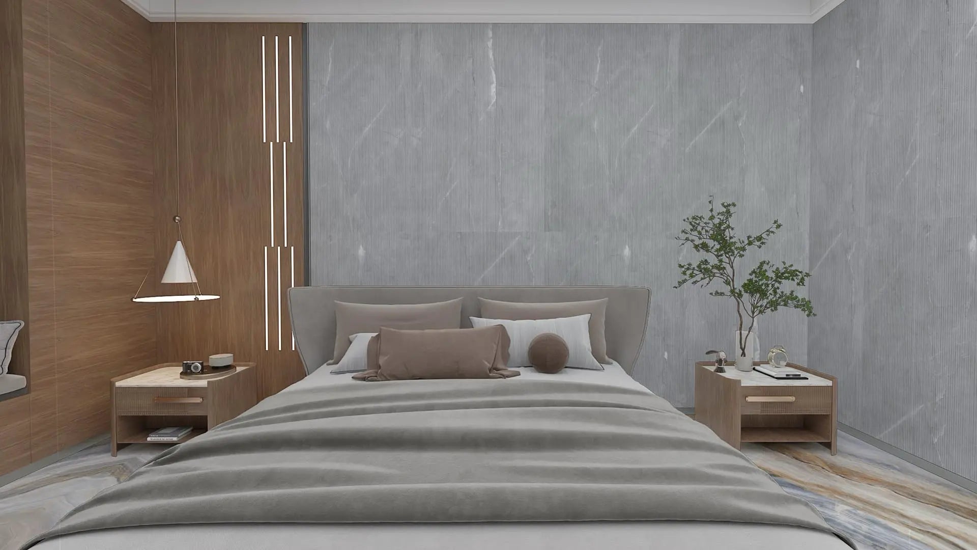 Armani Grey Raphael 48" x 96" Field Tile Raphael Porcelain - Zicana Boutique - 6