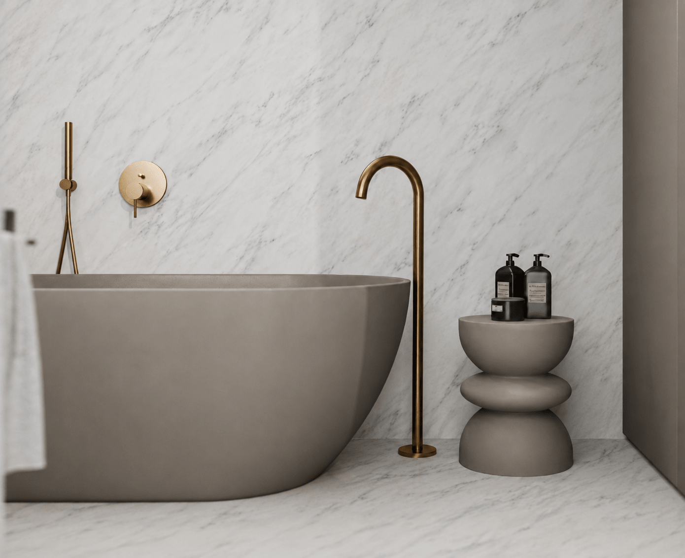 Asian Statuary Marble Marble Couture- Zicana Boutique -7