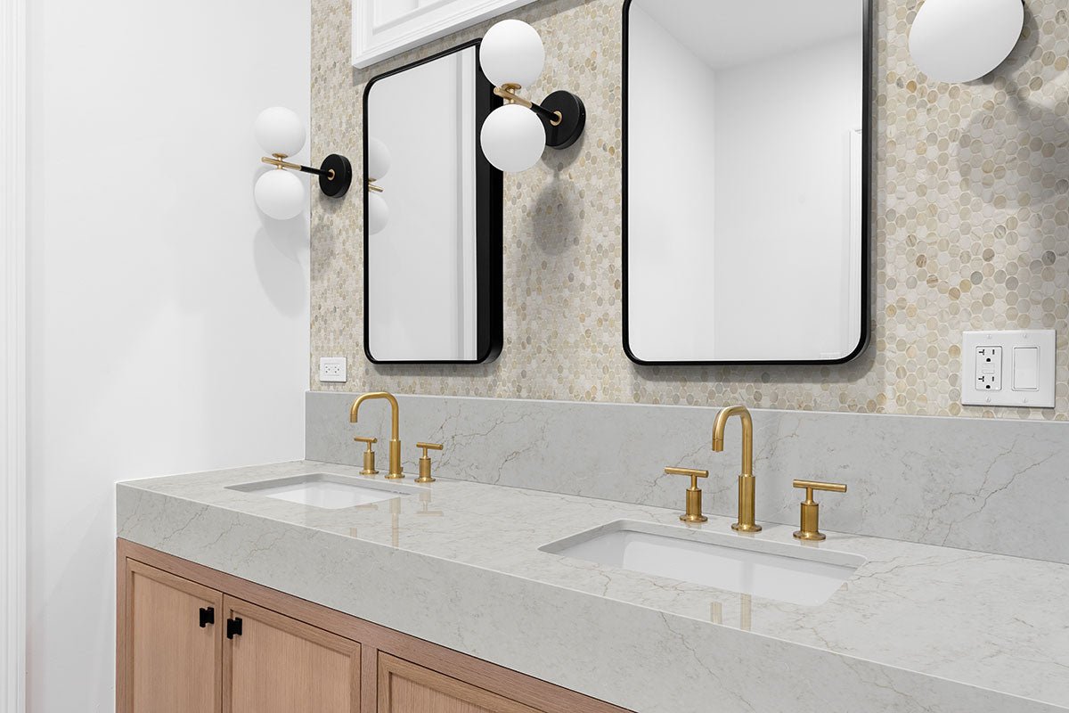 Athena Gold Marble MSI Mosaic Tiles 12" X 12" Penny Round MSI - Zicana Boutique - 8