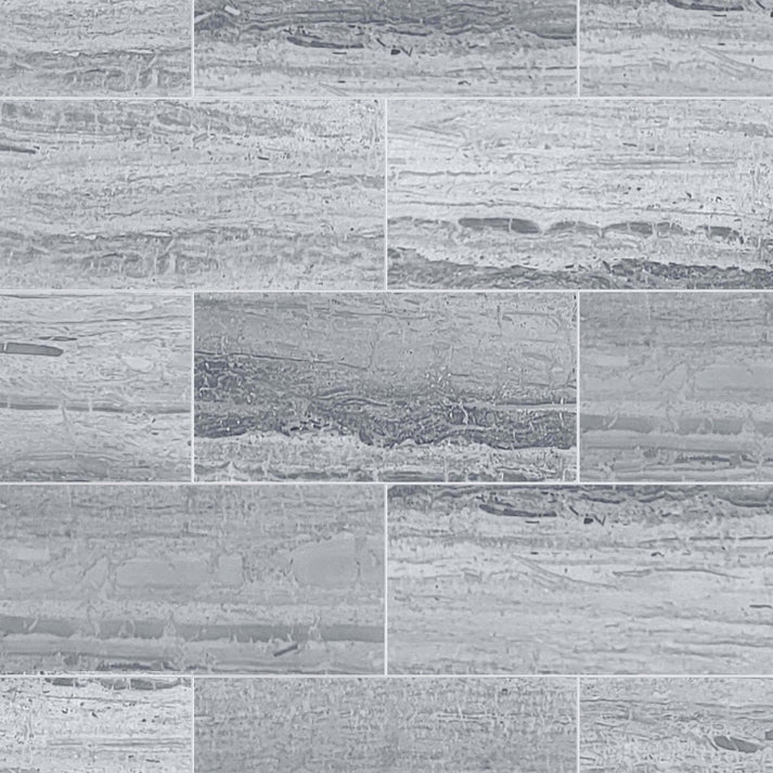 Athens Blue Honed Marble Field Tile 6''x12'' Zicana Boutique - Zicana Boutique - 1
