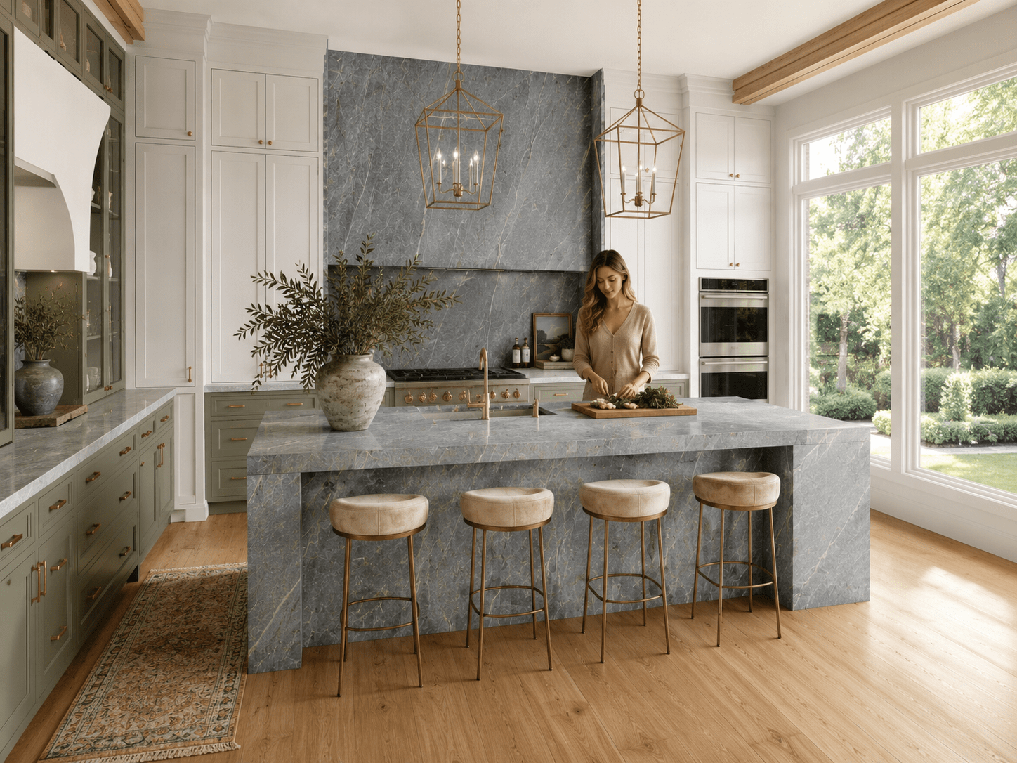 Atlantic Lava Quartzite Marble Couture- Zicana Boutique -4