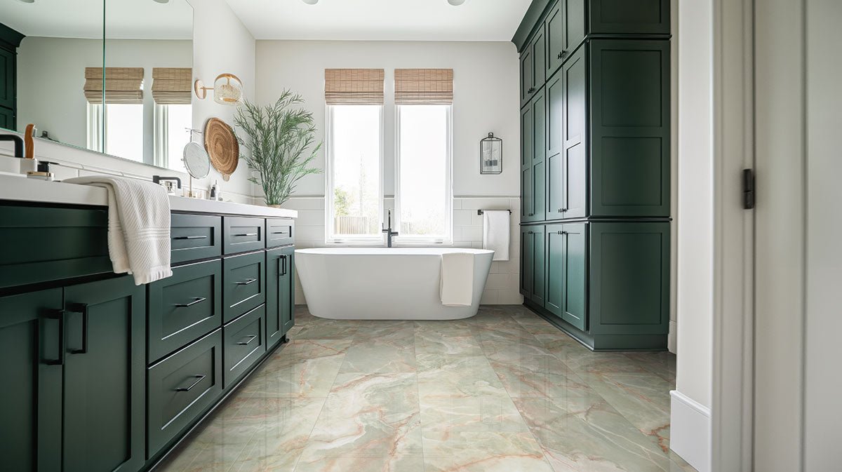 Aura Verde Onyx 24" x 48" Porcelain Field Tiles MSI- Zicana Boutique -10