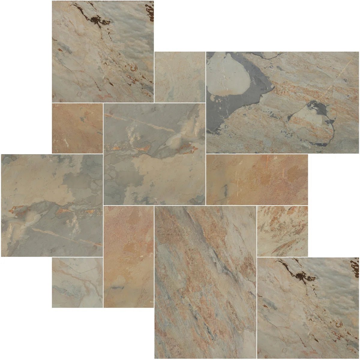 Autumn Slate MSI Field Tiles 48" X 48" Kit MSI - Zicana Boutique - 3