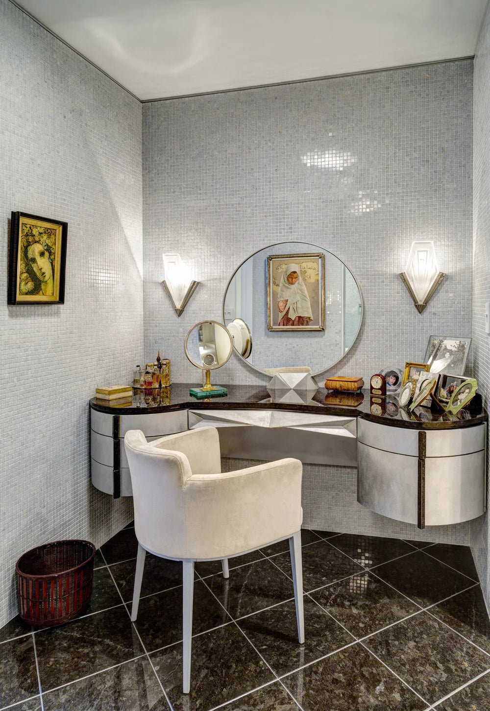Azul Cielo Marble Mosaic Artistic Tile - Zicana Boutique - 2