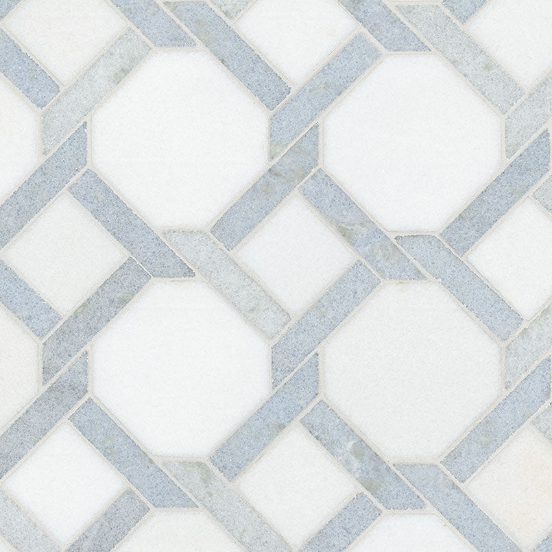 Azula Marble MSI Mosaic Tiles 11" X 11" Kaya Pattern MSI - Zicana Boutique - 1