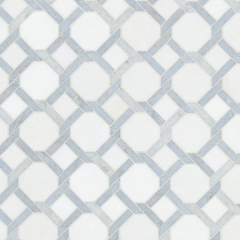 Azula Marble MSI Mosaic Tiles 11" X 11" Kaya Pattern MSI - Zicana Boutique - 3