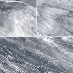 Bardiglio Honed Marble Field Tile 12''x24''x3/8'' Zicana Boutique - Zicana Boutique - 1