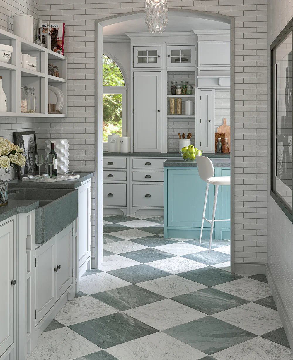 Bardiglio Imperiale Marble Tile 18" x 18" Artistic Tile - Zicana Boutique - 3