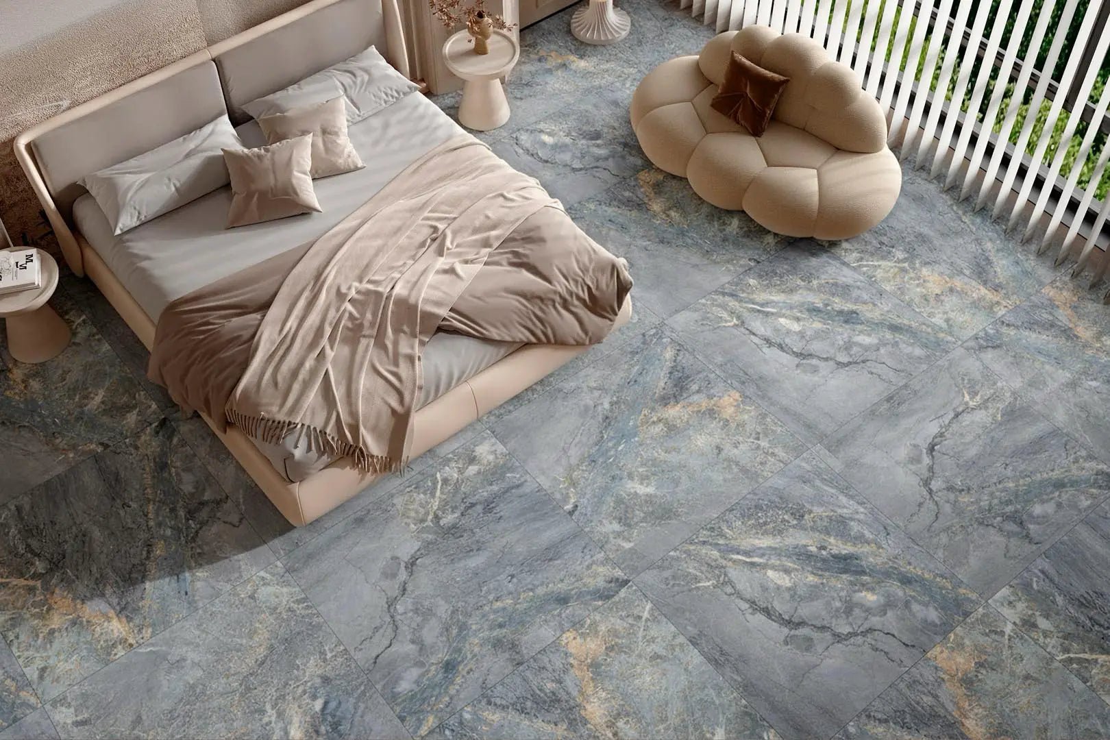 Bardiglio Raphael 48" x 96" Field Tile Raphael Porcelain - Zicana Boutique - 4